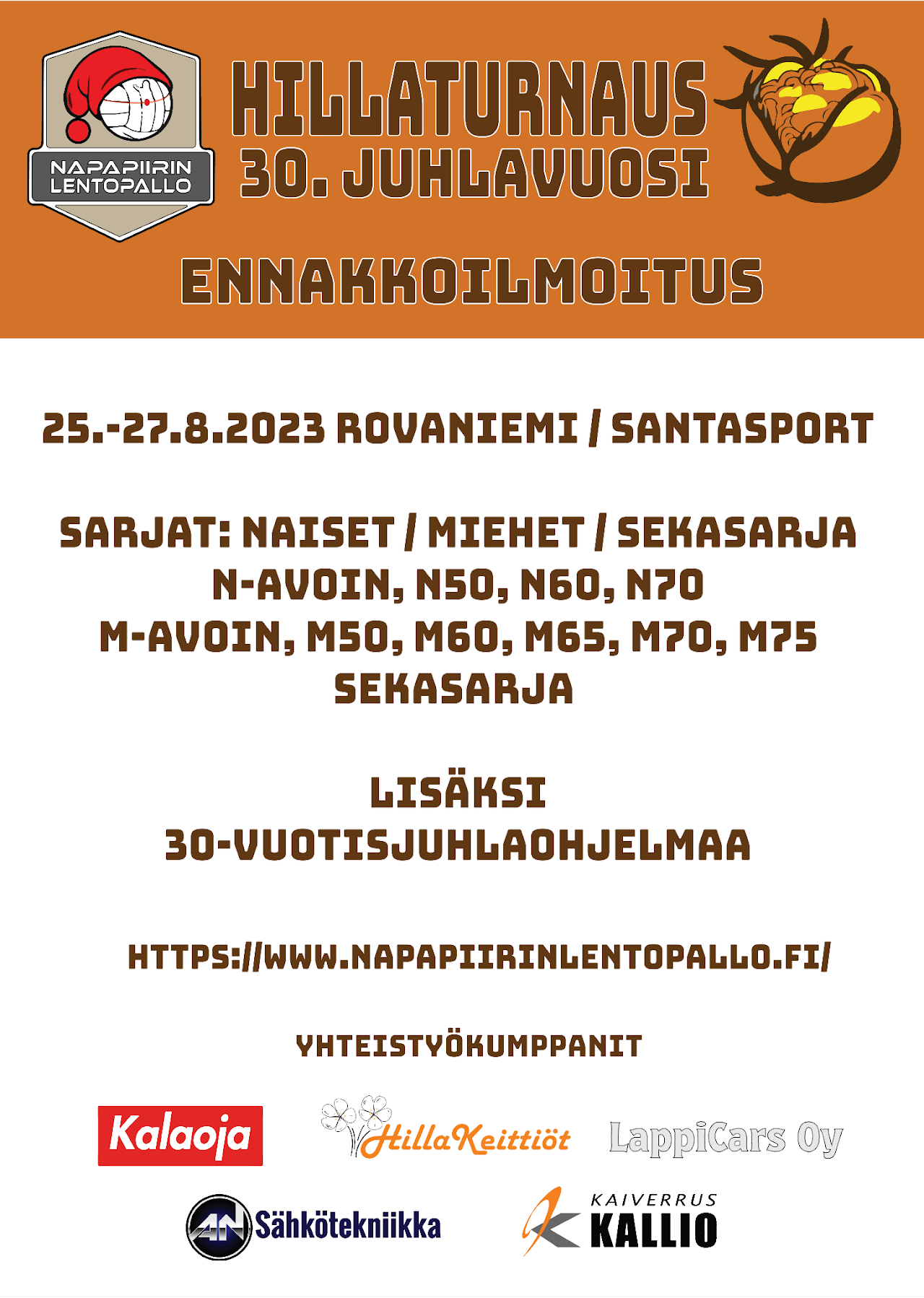 SevenBeach Tulospalvelu Nettisivut | Lentopallo | Salibandy | Tornio ...